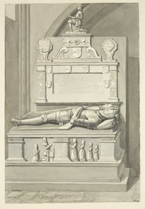Monument à Sir Henry Newton et Lady Newton dans la cathédrale de Bristol - Edward Cashin
