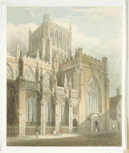 Vue nord de la cathédrale de Bristol