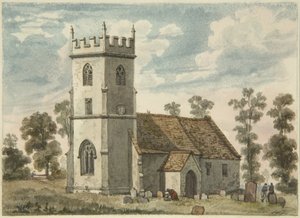 Église inconnue, peut-être Compton Greenfield, vers 1823