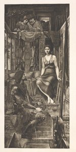 Le roi Cophetua et la mendiante - Edward Coley (after) Burne Jones