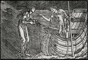Le péage de Charon - Edward Coley (after) Burne Jones