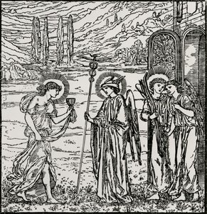 Entrée parmi les dieux - Edward Coley (after) Burne Jones