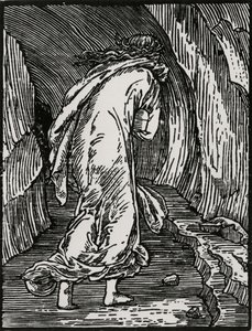 Entrer en enfer - Edward Coley (after) Burne Jones
