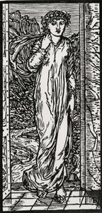 Psyché dans le jardin - Edward Coley (after) Burne Jones