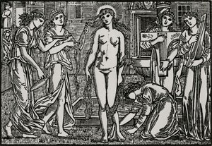 La Cour de Vénus - Edward Coley (after) Burne Jones