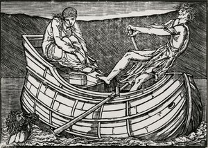 La tête se levant - Edward Coley (after) Burne Jones