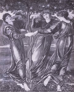Le jardin des Hespérides, Bibbys Annual - Edward Coley (after) Burne Jones