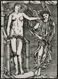 Vénus envoyant Cupidon à Psyché - Edward Coley (after) Burne Jones