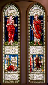 Charité et Force (David se lamentant et David consolé), c.1896 - Edward Burne Jones