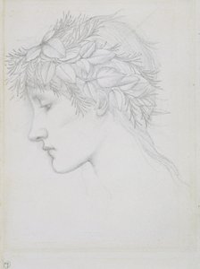 Tête couronnée de feuilles, c.1897