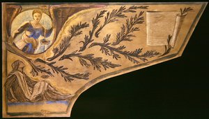 Muse Poète - couvercle de piano - Edward Coley Burne Jones