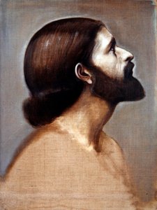 Tête de portrait du roi Cophetua - Edward Coley Burne Jones