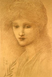 Portrait de Laura Littleton - Edward Coley Burne Jones