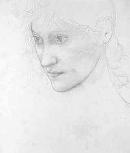 Portrait de Laura Tennant - Edward Coley Burne Jones