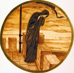 Le Livre des Fleurs : Vient-il pas ? - Edward Coley Burne Jones