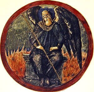 Le Livre des Fleurs : XXVII. Archange noir - Edward Coley Burne Jones