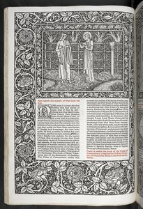 Les œuvres de Geoffrey Chaucer nouvellement imprimées avec des illustrations de Sir Edward Burne-Jones