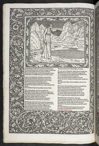 Les œuvres de Geoffrey Chaucer nouvellement imprimées avec des illustrations de Sir Edward Burne-Jones