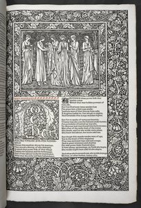 Les œuvres de Geoffrey Chaucer nouvellement imprimées avec des illustrations de Sir Edward Burne-Jones - Edward Coley Burne Jones