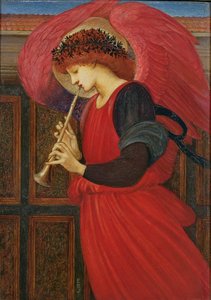 Un ange jouant du flageolet