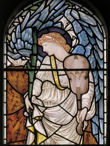 Ange avec palme et violon - Edward Burne Jones