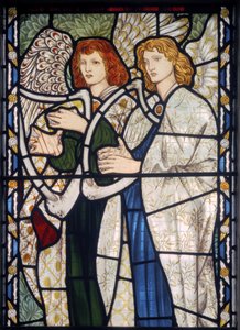 Anges Jouant de la Harpe - Edward Burne Jones