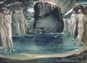 Design pour Les Sirènes, années 1890 - Edward Burne Jones