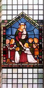 Le Christ bénissant les enfants (détail) - Edward Burne Jones