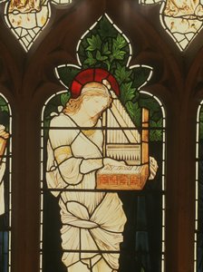 Détail de Sainte Cécile - Edward Burne Jones