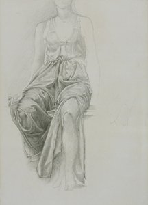 Étude de draperie pour 