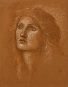 Tête de femme - Edward Burne Jones