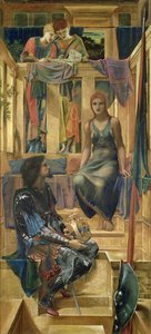 Le Roi Cophetua et la mendiante - Étude de dessin animé, 1883 - Edward Burne Jones