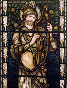 Le Roi David Jouant de la Harpe - Edward Burne Jones