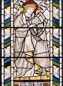 Roi David (détail) - Edward Burne Jones
