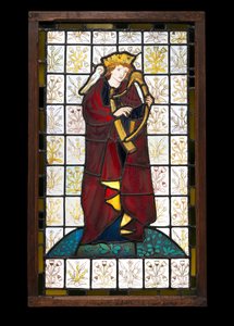 Le roi David le poète, 1863 - Edward Burne Jones
