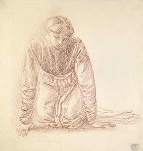 Figure agenouillée d