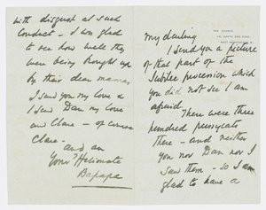 Lettre à la petite-fille de l