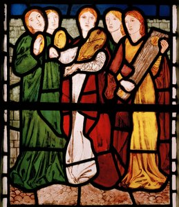 Jeunes musiciennes, du Cantique des Cantiques - Edward Burne Jones
