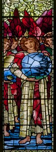 Oxford Harris Manchester College, Morris & Co., Edward Burne-Jones, Les Jours de la Création - Edward Coley Burne Jones