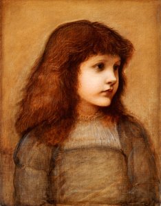 Portrait de Gertie Lewis, mi-longueur, 1879-80