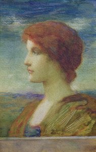 Portrait de Sarah Bernhardt (1844-1923) - Edward Burne Jones