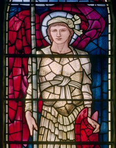 Détail de Saint Michel - Edward Burne Jones