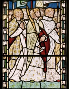 Saints portant des bannières - Edward Burne Jones