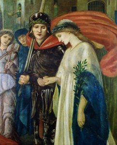 Saint Georges et le Dragon : No. 7 Le Retour (détail) - Edward Burne Jones