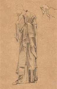 Étude associée à "Le Rêve de Lancelot" - Edward Burne Jones