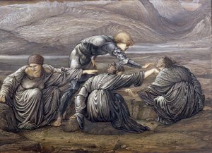 Étude pour Persée et les Grées, 1880 - Edward Burne Jones