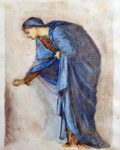 Étude pour une figure de la Vierge - Edward Burne Jones