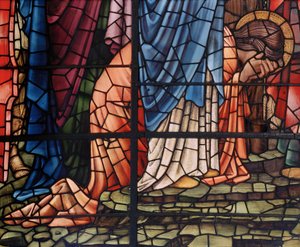 La Fenêtre de la Crucifixion (détail, Marie-Madeleine)