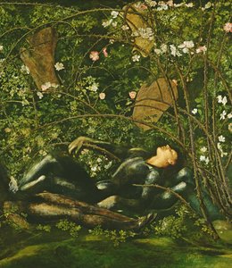 Les chevaliers et la rose églantine - Edward Burne Jones