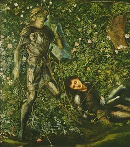 Les chevaliers et la rose églantine, 1869 - Edward Burne Jones